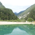 Le lac artificiel de Kranjska Gora